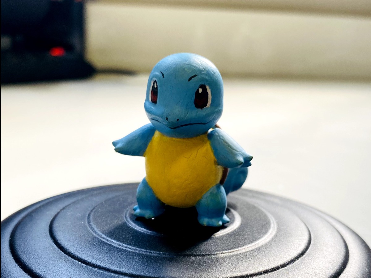 Colecionável Squirle #007 impresso em 3D e pintado artesanalmente
